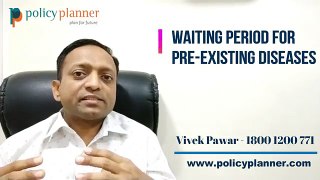 Waiting period for Pre existing diseases in health insurance _ Diabetes, Hypertension _Policy Planer