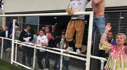 Coupe de France - Le claping du CS MEGINAND après la qualification contre l'US La MURETTE