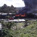 House engulfed in fire near Laqere Bridge on your way to Nausori...Cause of fire is unknown... Investigations continue...