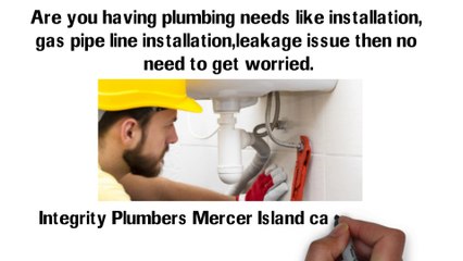 Emergency Plumbers Mercer Island
