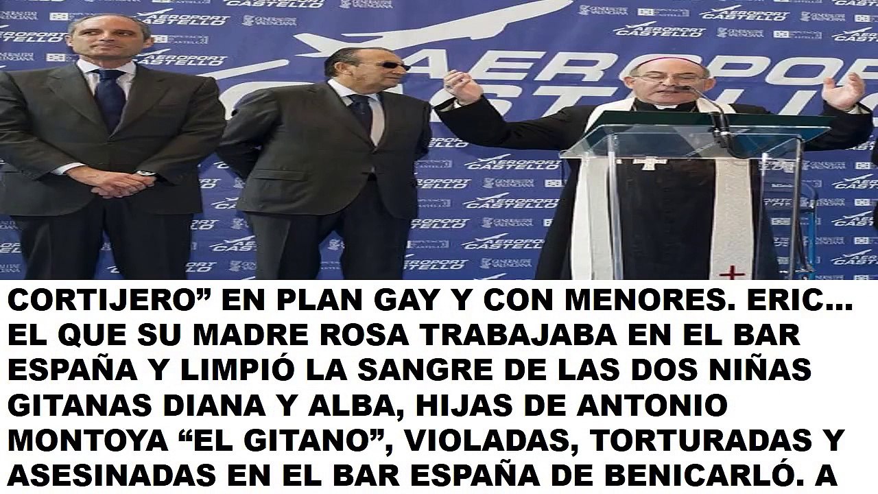 23 CASO BAR ESPAÑA: MÁS NOMBRES DE PEDERASTAS Y DEPRAVADOS SEXUALES. TESTIMONIO DE MªJESÚS MORENO