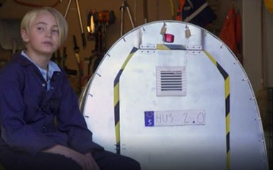 Kendi karavanını kendi yaptı