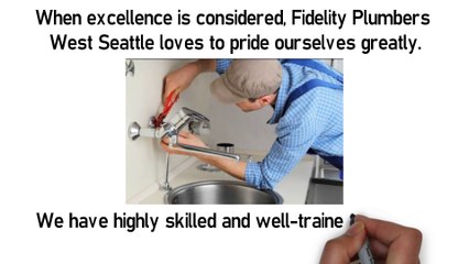 Plumber West Seattle WA - Fast And Best Solutions