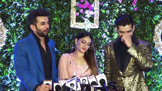 Jay Bhanushali and Mahi Vij Attend Yuvika and Prince Wedding