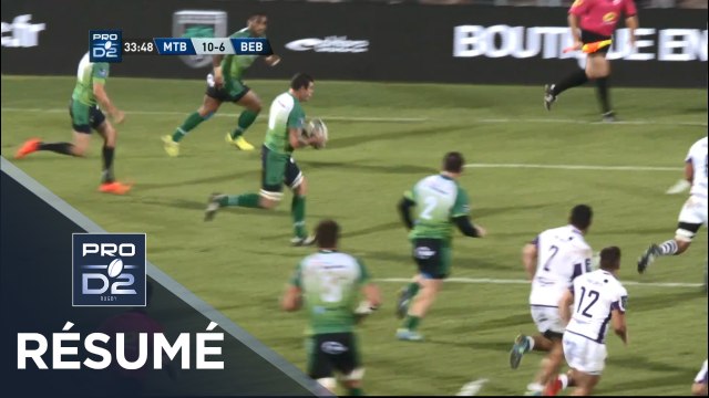 PRO D2 - Résumé Montauban-Bourg-en-Bresse: 37-19 - J8 - Saison 2018/2019
