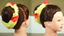 Durga Puja Hairstyle Tutorial : Durga Puja पर ऐसे बनायें juda hairstyle | Boldsky