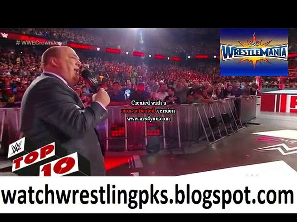 Top 10 Raw moments WWE Top 10 October 8 2018