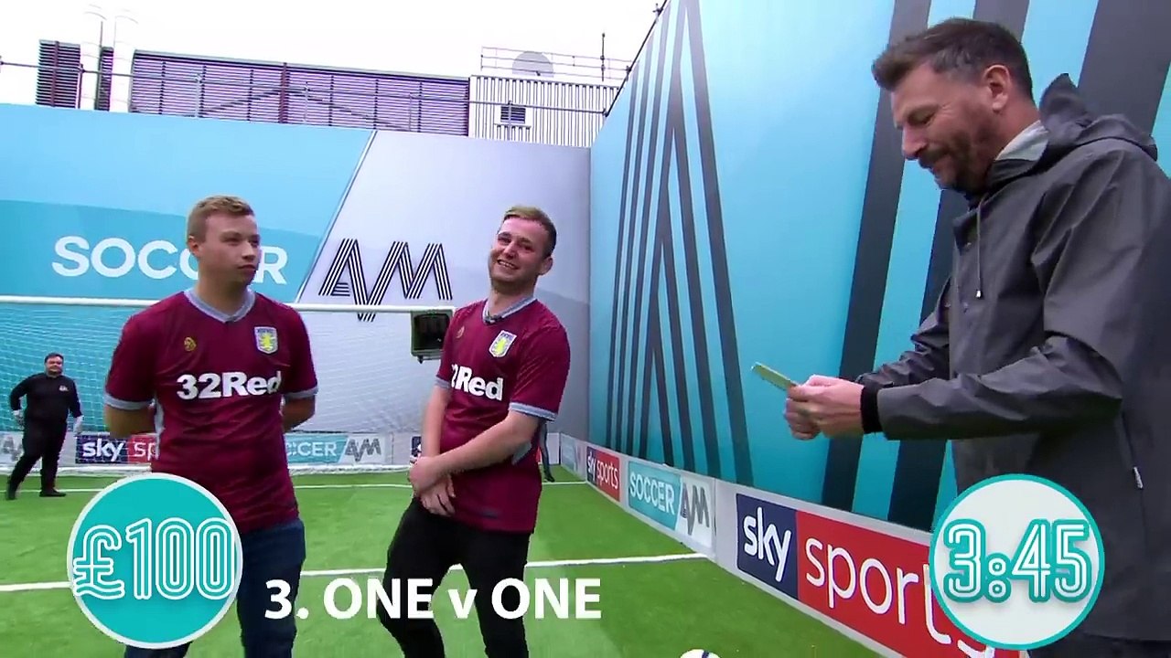 Carragher vs Graham | Penalties, volleys, freekicks & crossbar challenge | Soccer AM Pro Am