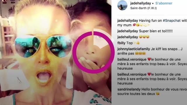 PHOTOS. Je vous aime tellement : Jade Hallyday, ses plus belles déclarations d'amour à Johnny et Laeticia sur Instagram