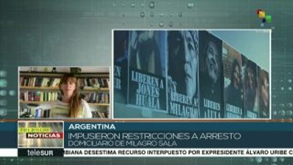 Argentina: a mil días del encarcelamiento de Milagro Sala
