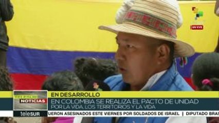 Colombia: realizan pacto de unidad  por los territorios y la vida