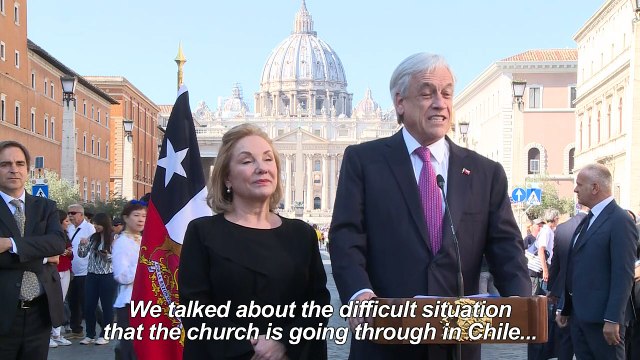 Pope, Chilean president had frank talk about abuse scandal