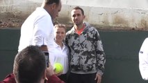 Milli Tenisçi Marsel İlhan, Gösteri Maçı Yaptı