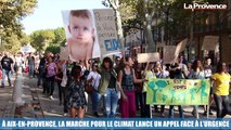À Aix-en-Provence, la marche pour le climat lance un appel face à l'urgence de la situation