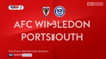 AFC Wimbledon vs Portsmouth