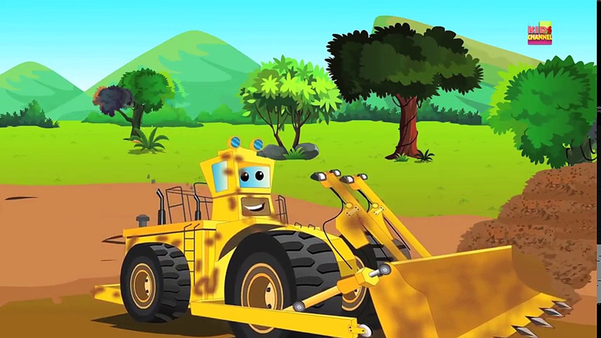 Tv cartoons movies 2019 Big Bulldozer Wash car cartoons for children kids  video - Dailymotion Video