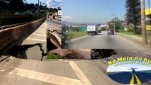 BH / Anel Rodoviario: Perigo sobre a Via Expressa buraco e viadutos deslocados