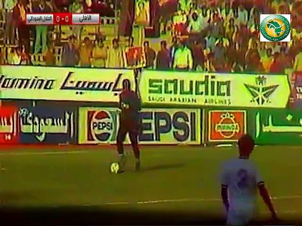الشوط الاول مباراة الاهلي المصري و الهلال السود...
