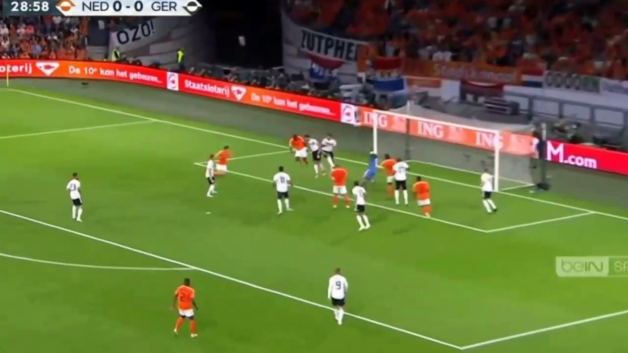 Virgil van Dijk Goal - Netherlands vs Germany 1-0 13/10/2018