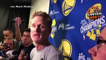Steve Kerr says him & the Warriors wanted to make LeBron take the free throws after Lance's ejection
