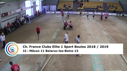 Troisième tour, tir progressif, France Club Elite 1, J2, Mâcon contre Balaruc-les-Bains,  saison 2018/2019
