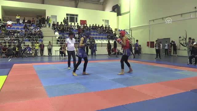 Bitlis'te Wushu Sanda Turnuvası Başladı