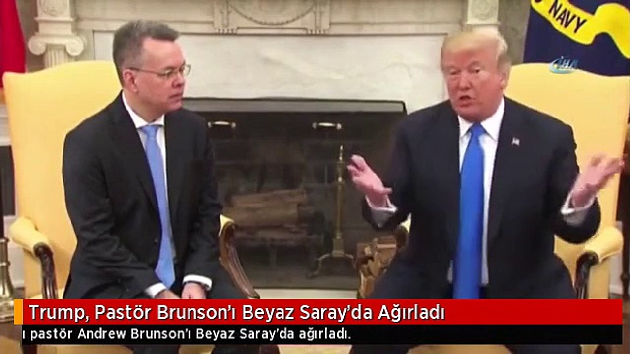 Trump, Pastör Brunson'ı Beyaz Saray'da Ağırladı