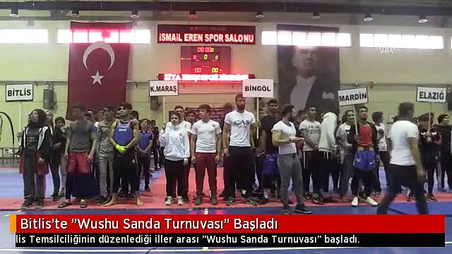 Bitlis'te 'Wushu Sanda Turnuvası' Başladı