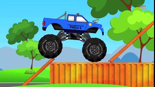 Tv cartoons movies 2019 Monster Trucks   Police Monster Truck   Police Monster Truck Stunts