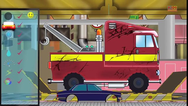 Tv cartoons movies 2019 Tow Truck Car Garage Car Repair