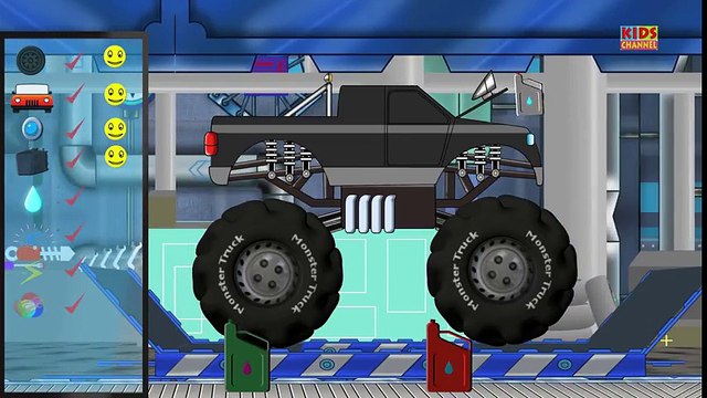 Tv cartoons movies 2019 Monster Truck Monster Truck Repair Car Garage Car Repair
