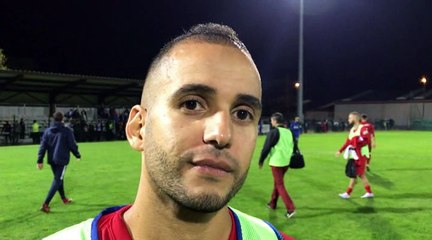 Coupe de France (5ème tour) – Mourad BENHAMIDA réagit après la qualification du FC VILLEFRANCHE au FC VAULX