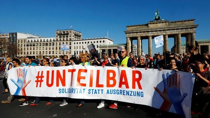 اتحاد علیه نژادپرستی؛ راهپیمایی بزرگ آلمانی‌ها علیه راست افراطی