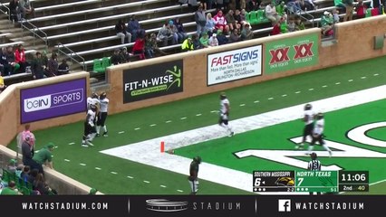 Southern Miss vs. North Texas Football Highlights (2018)