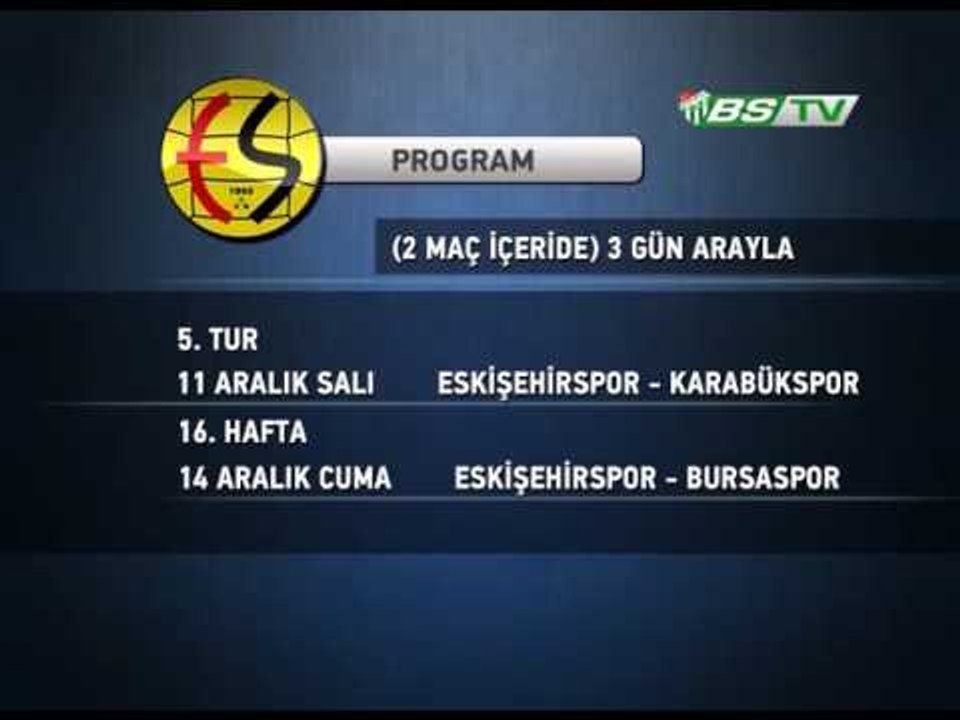 Yoğun Maç Programı (07.12.2012)