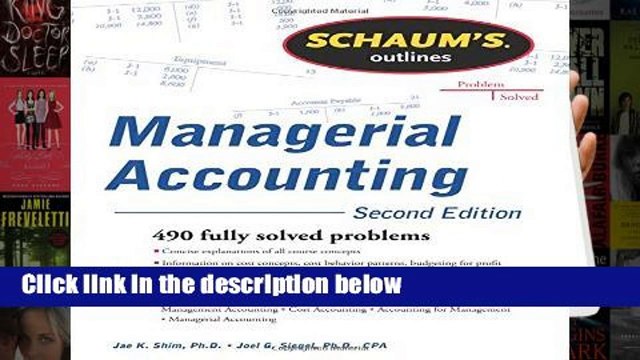 Best product Schaum s Outline of Managerial Accounting, 2nd Edition (Schaum s Outlines)