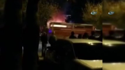 Benzinlik Yanındaki Barakada Korkutan Yangın