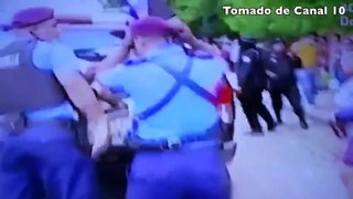 Policía Nacional realiza detenciones al Este de Managua, entre las detenidas está Doña Coco, la anciana que se ha hecho popular en las marchas por regalar bolsa