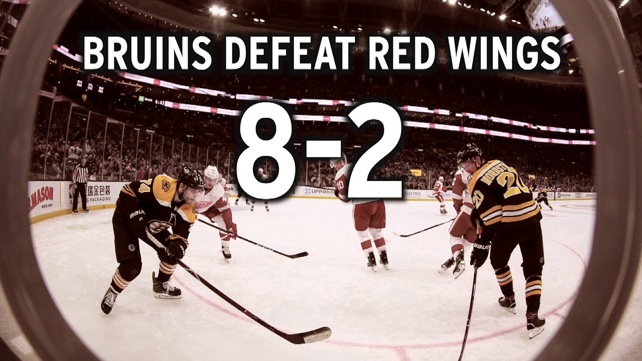 Bruins vs. Red Wings Game Recap