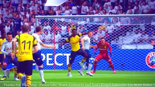 BORUSSIA DORTMUND VS TOTTENHAM HOTSPUR | UEFA CHAMPION LEAGUE | FIFA 19 GAMEPLAY