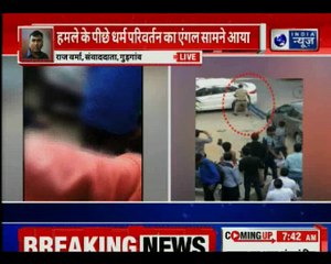 Gunman of additional sessions judge  shot  judge's wife & son in Gurugram's Sector-49: CCTV FOOTAGE