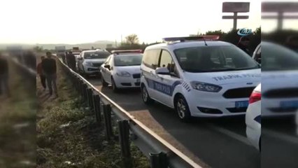 Mültecileri Taşıdığı İddia Edilen Araç Sulama Kanalına Uçtu