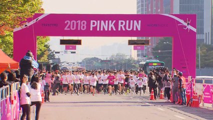 '유방암 예방' 2018 핑크런 서울대회 개최 / YTN