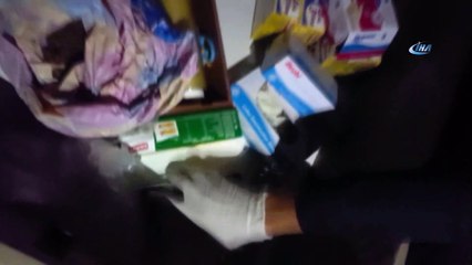 Narkotik operasyonda cephanelik ele geçirildi