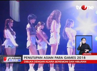 Girlband Korea Ace of Angels Goyang GBK di Penutupan APG