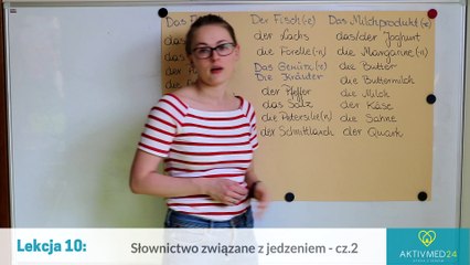 Lekcja 9: Słownictwo związane z jedzeniem. Część 2