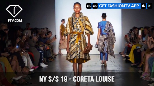 New York Fashion Week Spring/Summer 2019 - Coreta Louise | FashionTV | FTV