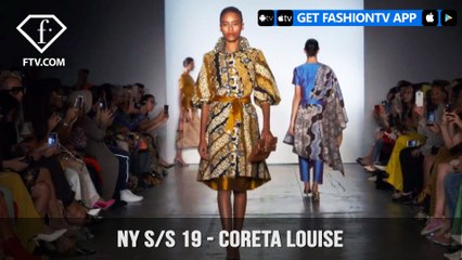 New York Fashion Week Spring/Summer 2019 - Coreta Louise | FashionTV | FTV