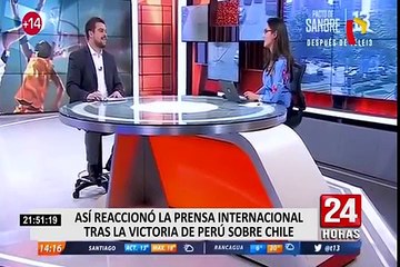 Reacciones de la prensa internacional tras la victoria de Perú sobre Chile