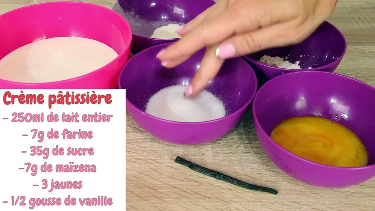 RECETTE TARTE AUX FRUITS ET CREME PATISSIERE - FACILE ET RAPIDE